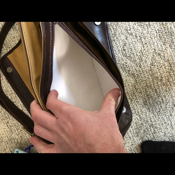 Italian leather satchel - Picture 4 of 5